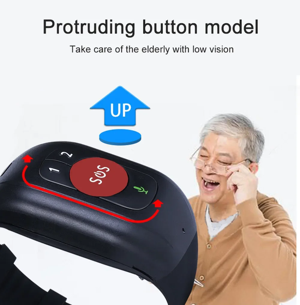 Elderly 4G LTE SOS Watch GPS T - Fall Detection Watch 리뷰 및 가격
