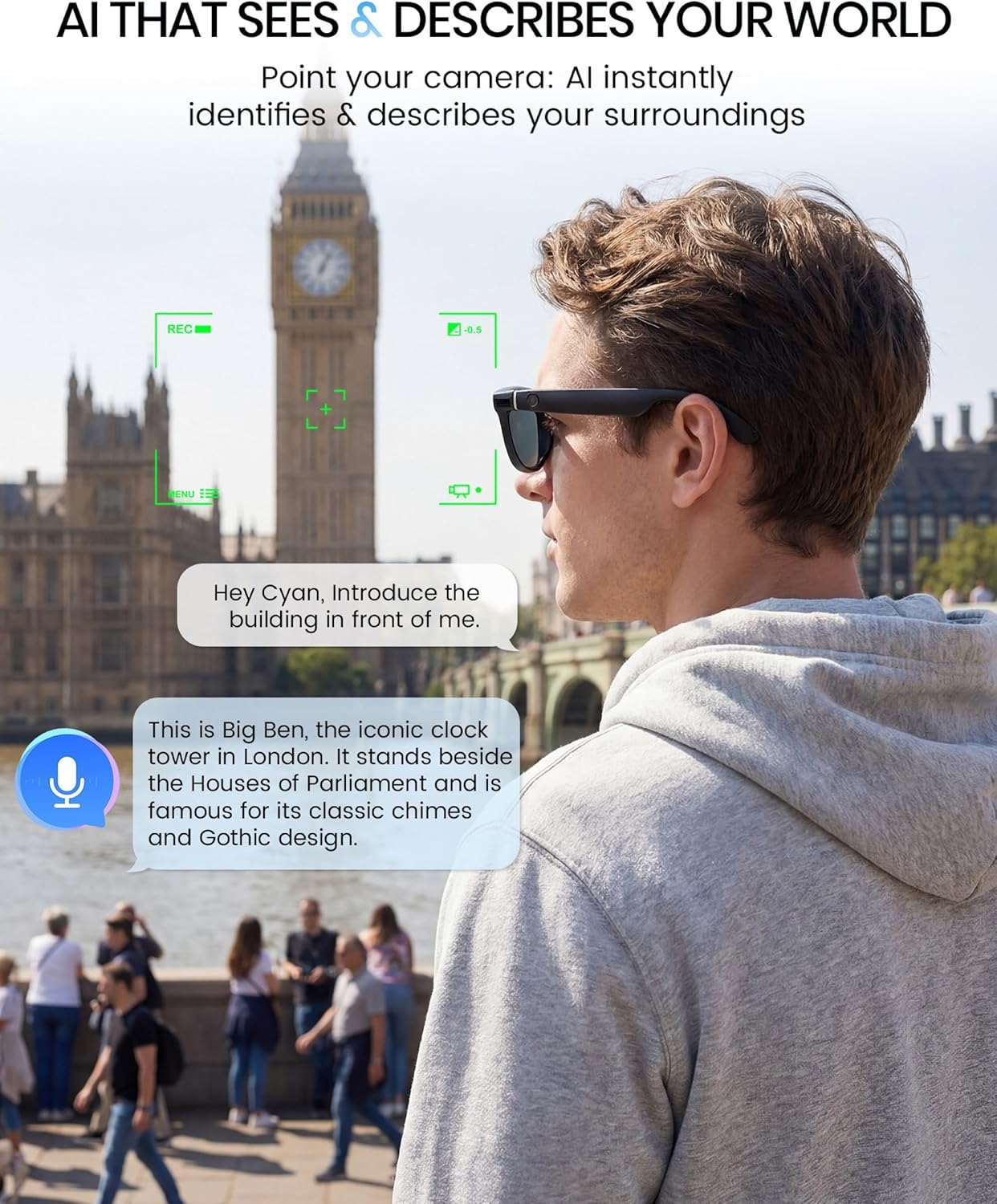 HD Camera Bluetooth Smart Glas - Smart Glasses Lens 리뷰 및 가격