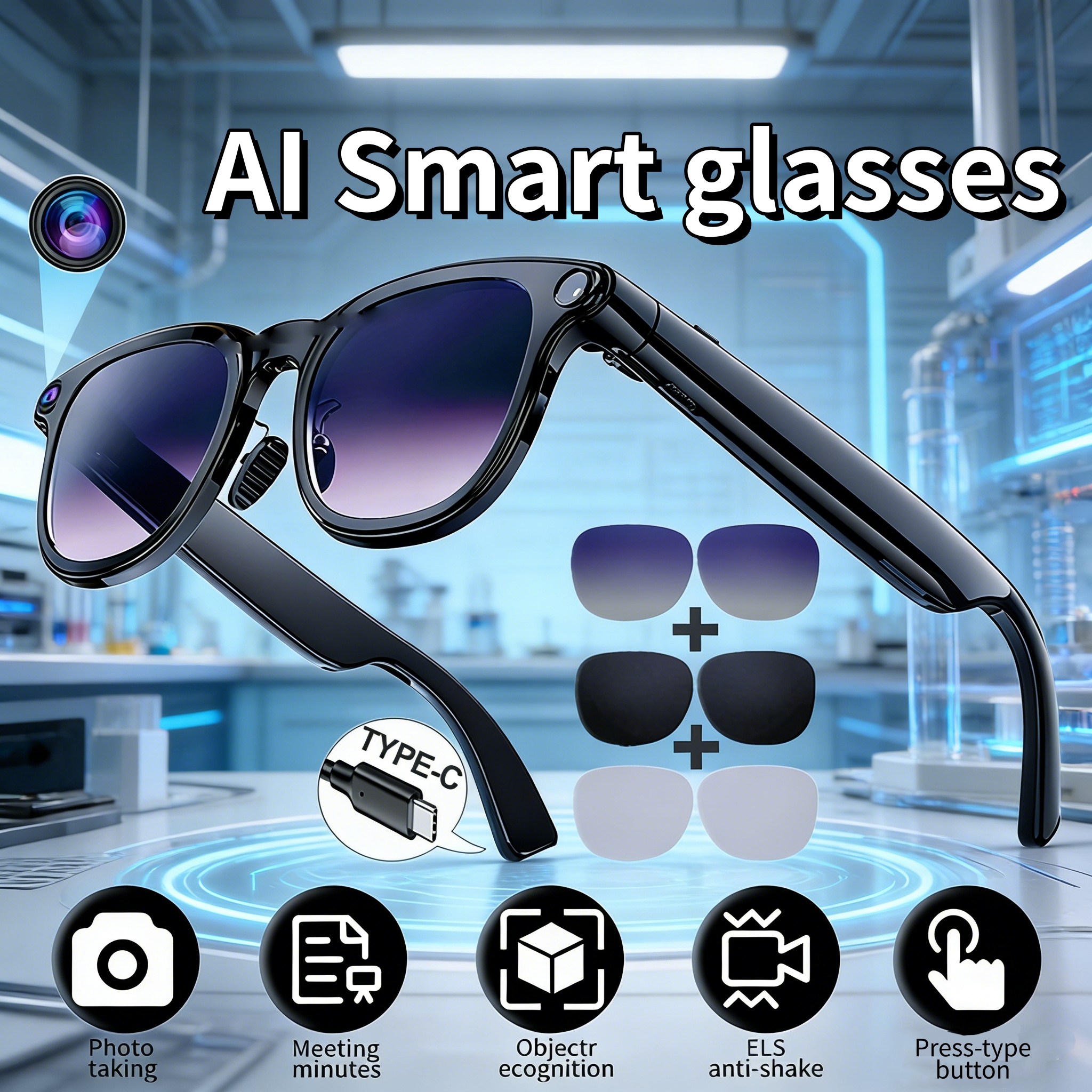 NEW AI Smart Glasses Multifunc - Smart Glasses Lens 리뷰 및 가격
