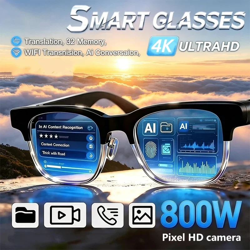 AI Smart Glasses 4K Remote Con - Smart Glasses Lens 리뷰 및 가격