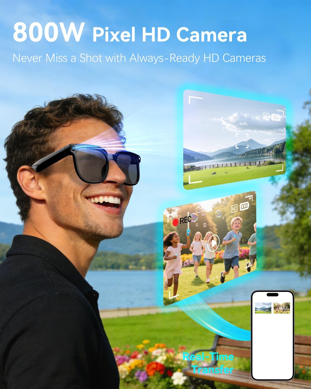 AI Smart Glasses: 8MP Camera,  - Smart Glasses Lens 리뷰 및 가격