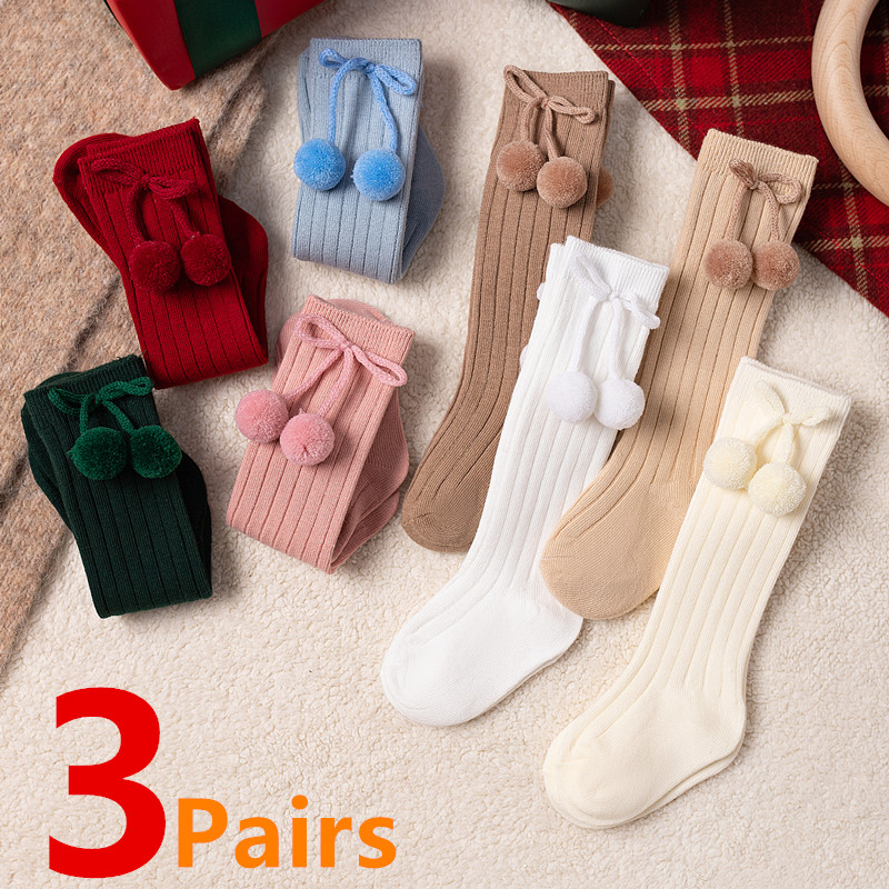3Pairs/Lot Baby Ball Knee High - Baby Sock Oximeter 리뷰 및 가격
