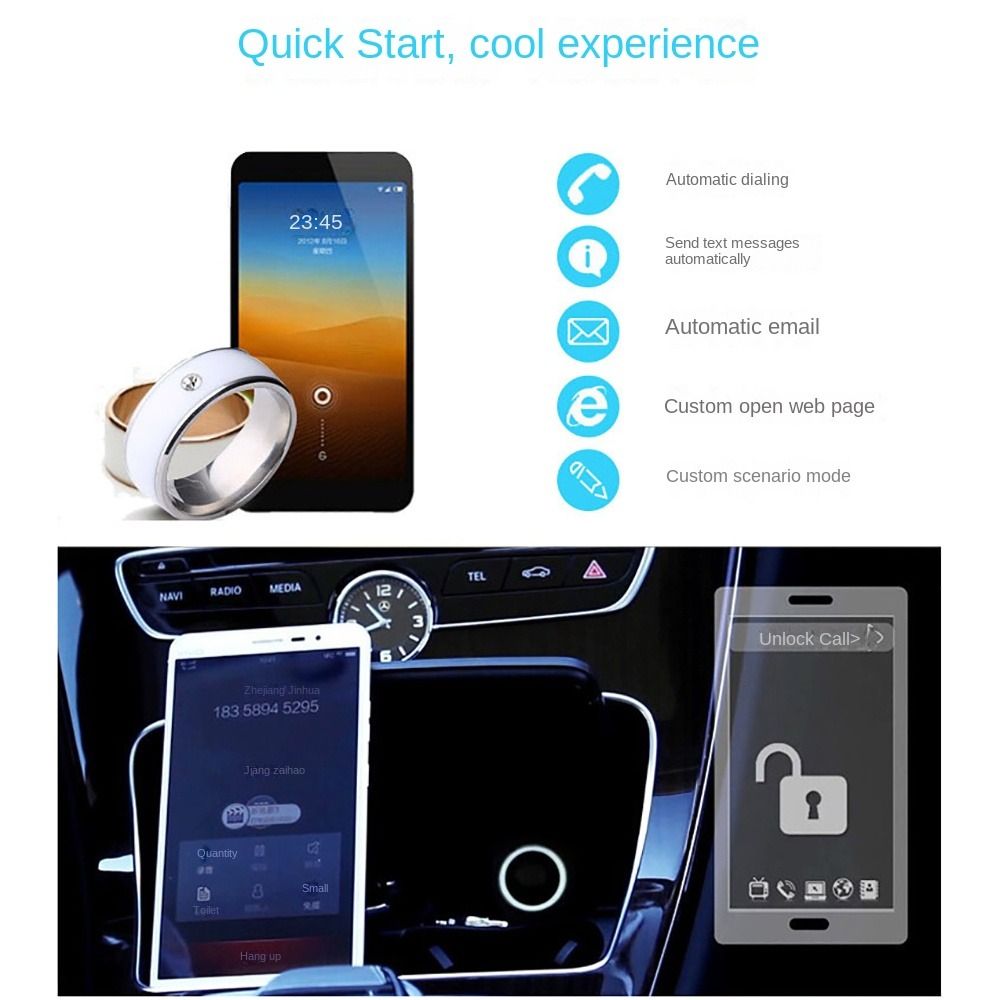 Stainless Steel NFC Smart Ring - Smart Ring Nfc Pay 리뷰 및 가격