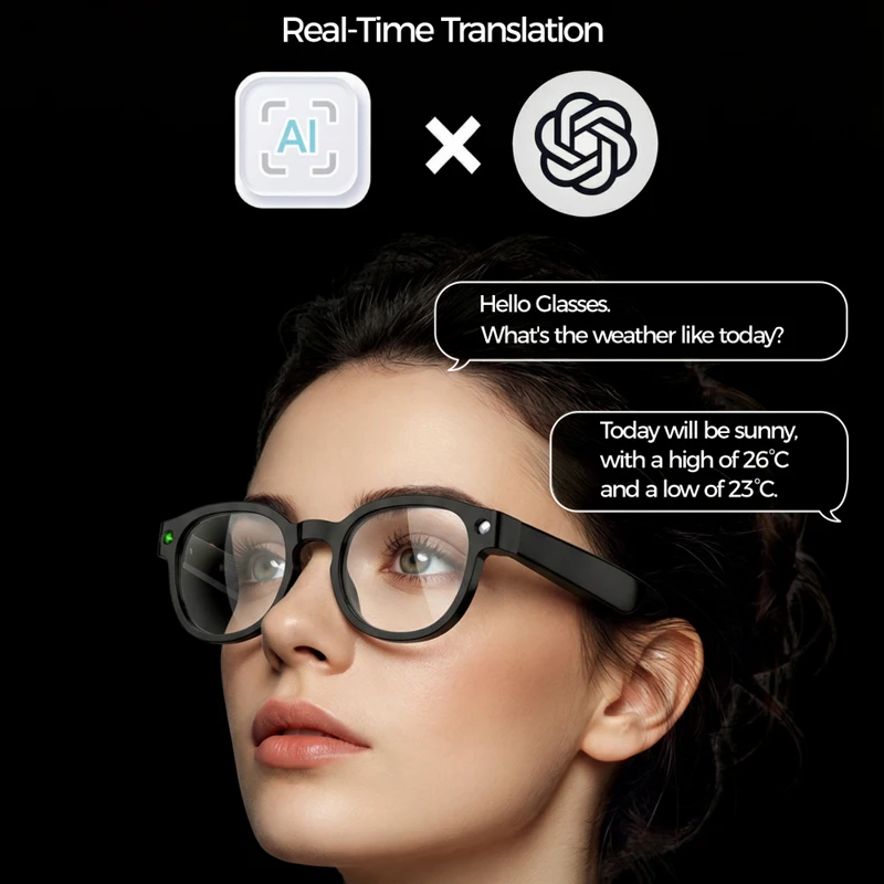 6K HD AI Camera Glasses 800MP  - Smart Glasses Lens 리뷰 및 가격