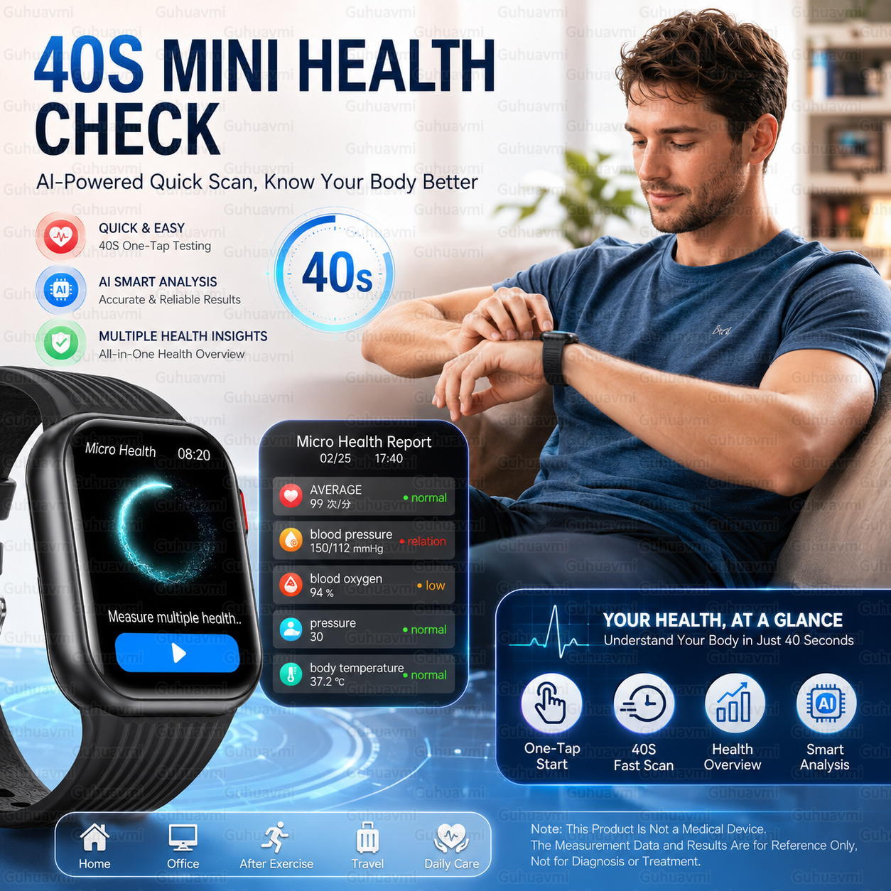 Air Pump Smartwatch Accurate B - Fall Detection Watch 리뷰 및 가격