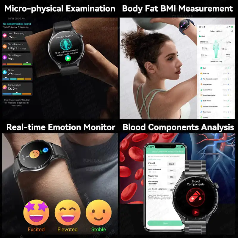 ECG Health Diagnosis Smart Wat - Fatigue Band Monitor 리뷰 및 가격