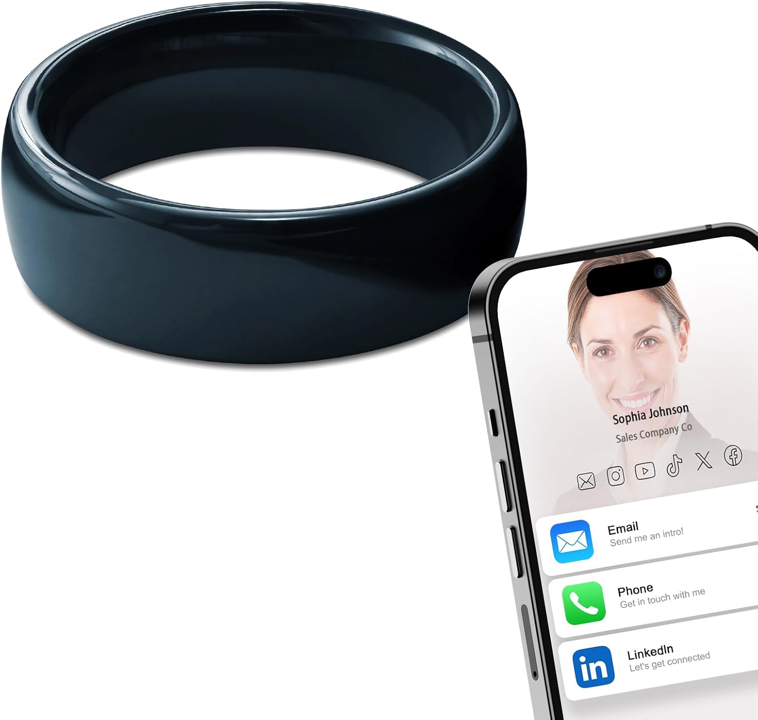 Ntag215 NFC Full Ceramic Smart - Smart Ring Nfc Pay 리뷰 및 가격