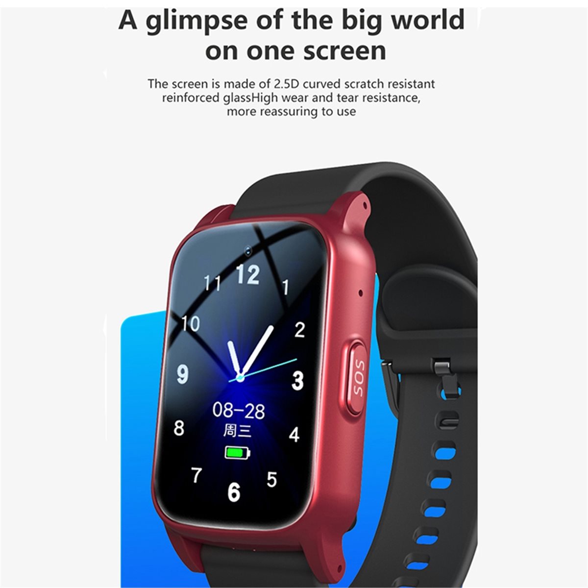 4G Elderly Smart Watch with GP - Fall Detection Watch 리뷰 및 가격