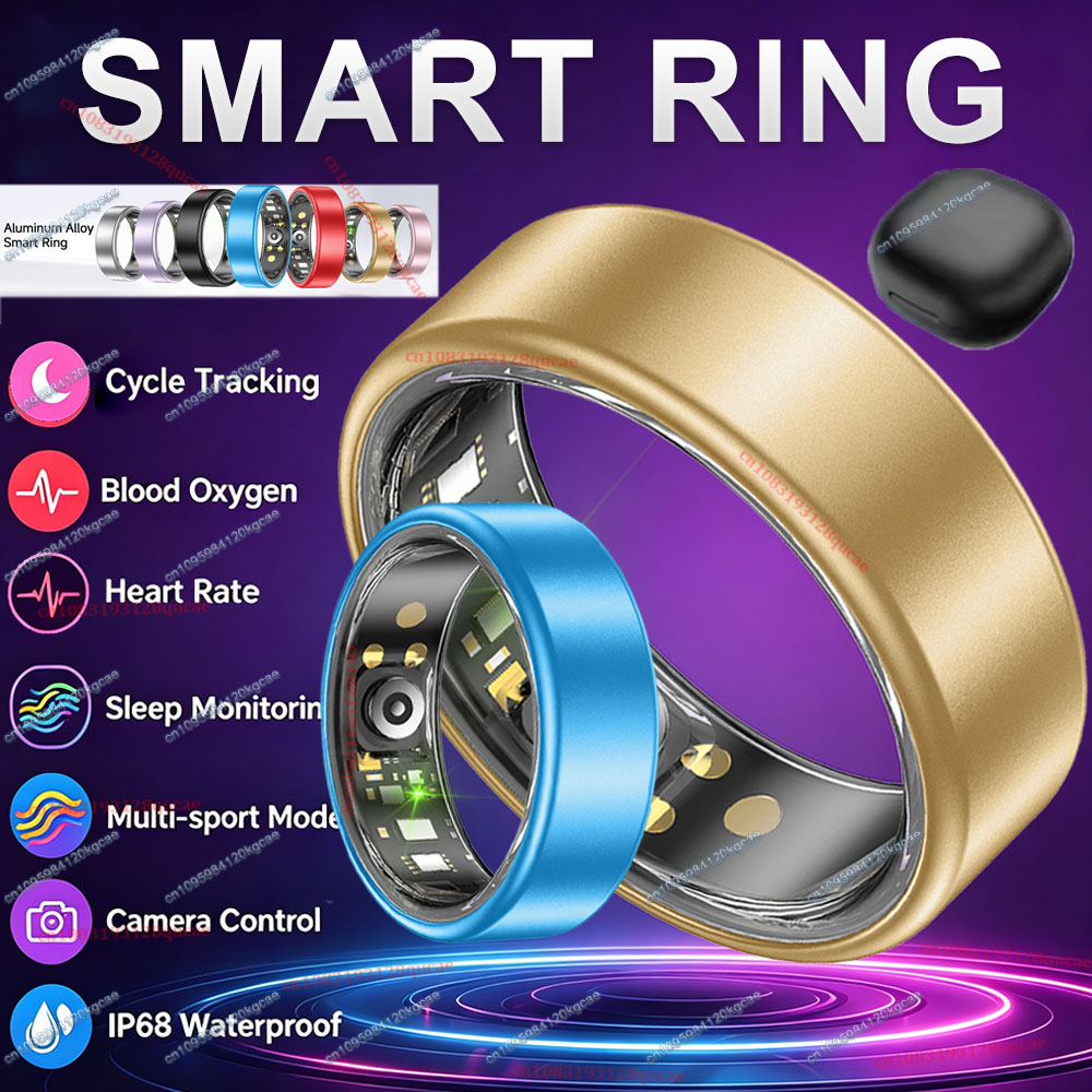R09 Smart Ring Men Women with  - Temperature Ring Skin 리뷰 및 가격